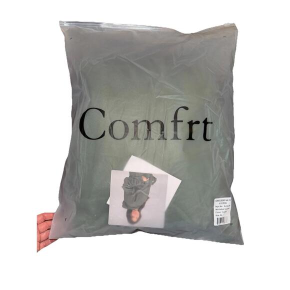 COMFRT SET Forest Green Minimalist Hoodie Sweatshirt Sz M Sweatpants Sz S NEW! - Picture 2 of 5